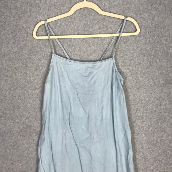 Cloth Stone Anthropologie Dress XS Blue Midi Tie Dye Resort Coastal Cowgirl READ - Picture 2 of 11